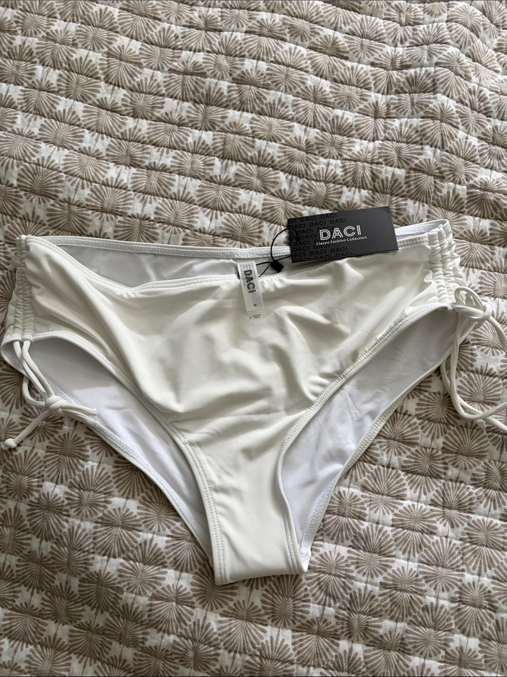 White Bathing Suit Bottoms NWT